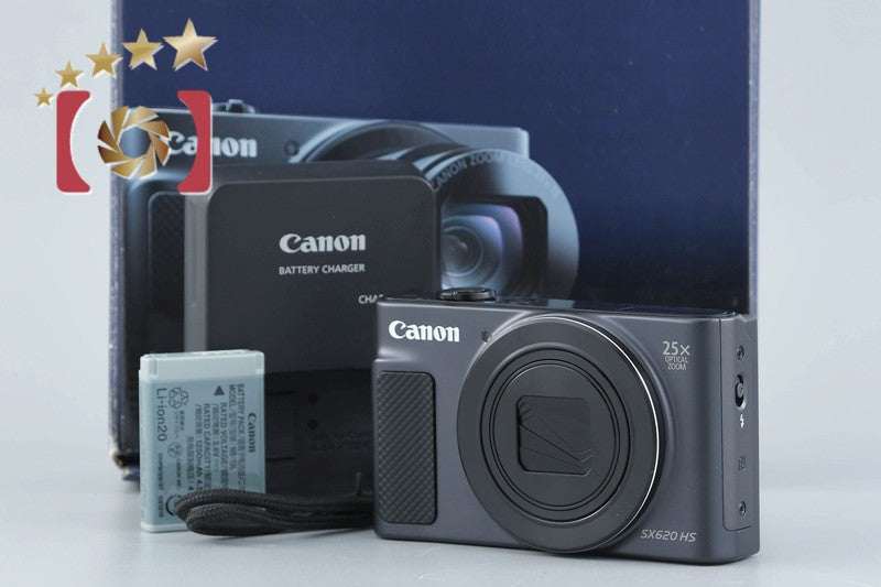 Canon PowerShot SX620 HS Black 20.2 MP Digital Camera w/ Box