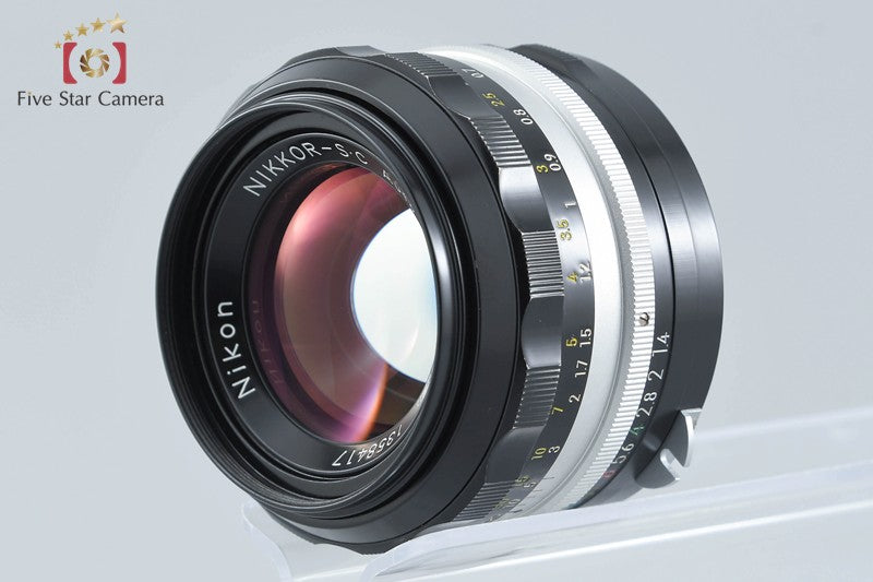Nikon NIKKOR-S.C Auto 50mm f/1.4 Non Ai Lens