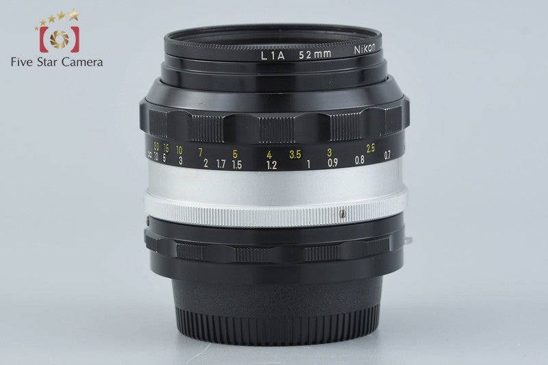 Nikon NIKKOR-S.C Auto 50mm f/1.4 Non Ai Lens