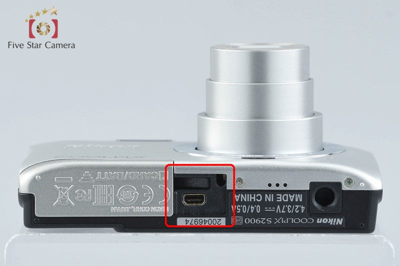 Nikon COOLPIX S2900 Silver 20.1 MP Digital Camera