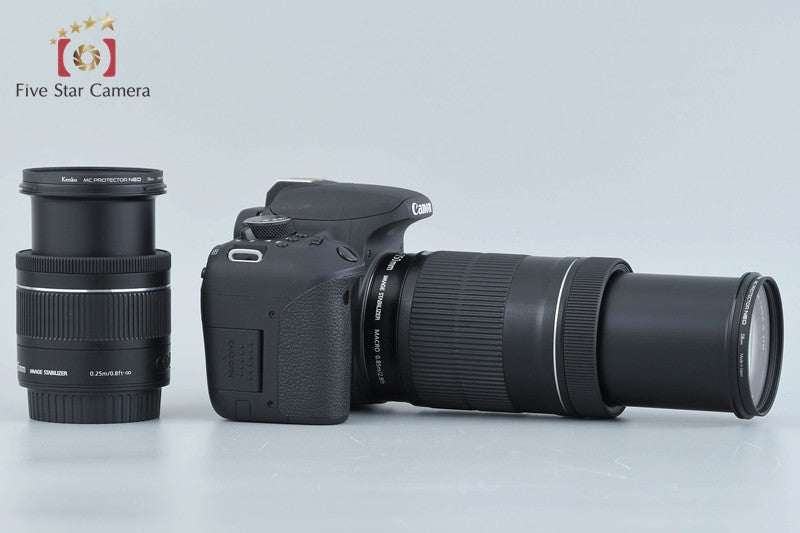 "Count 2,684" Canon EOS Kiss X9i / Rebel T7i / 800D 24.2 MP 18-55 55-250 Lenses