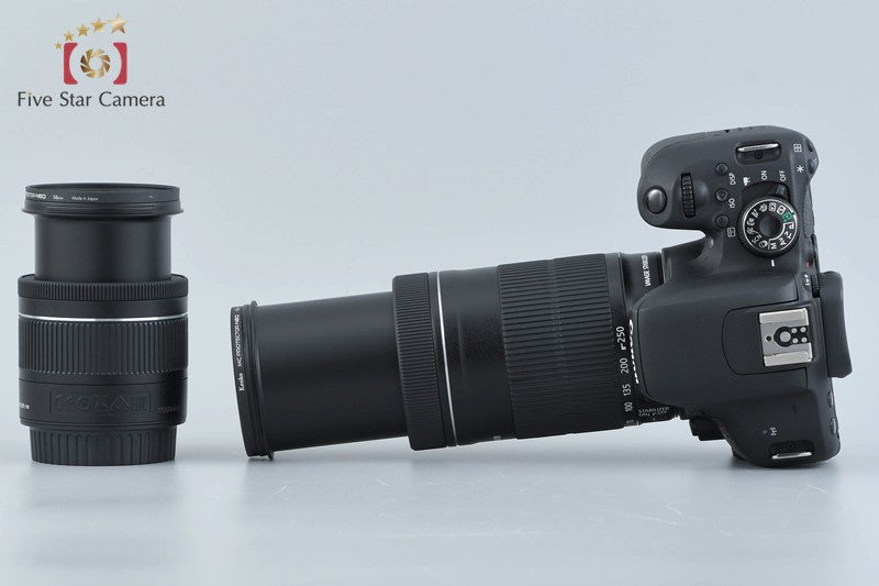 "Count 2,684" Canon EOS Kiss X9i / Rebel T7i / 800D 24.2 MP 18-55 55-250 Lenses