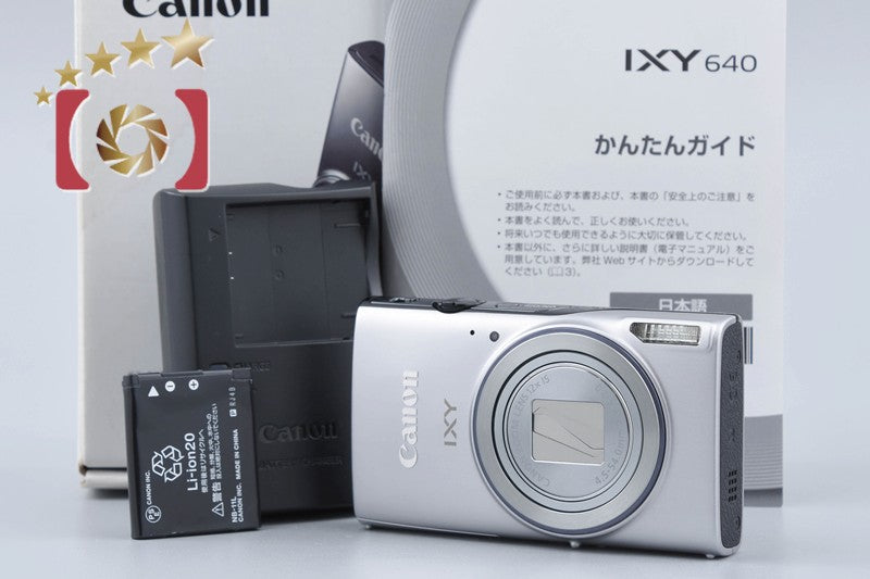 Canon IXY 640 Silver 20.2 MP Digital Camera w/ Box