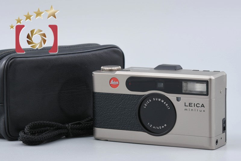 Leica Minilux Silver 35mm Point & Shoot Film Camera
