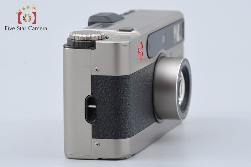 Leica Minilux Silver 35mm Point & Shoot Film Camera