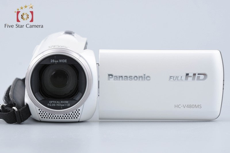 Panasonic HC-V480MS White Digital Hi-Vision Video Camera w/ Box