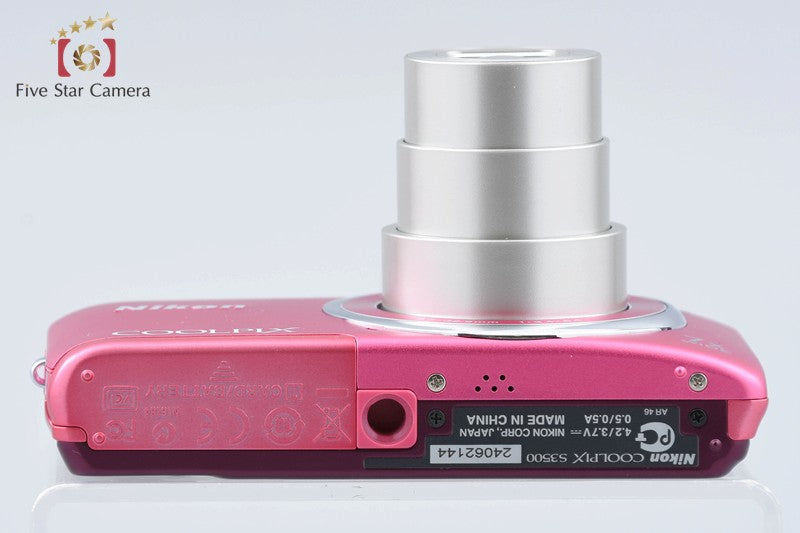 Nikon COOLPIX S3500 Strawberry Pink 20.0 MP Digital Camera w/ Box