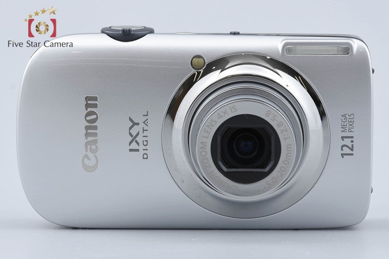 Canon IXY Digital 510 IS Silver 12.1 MP Digital Camera w/ Box