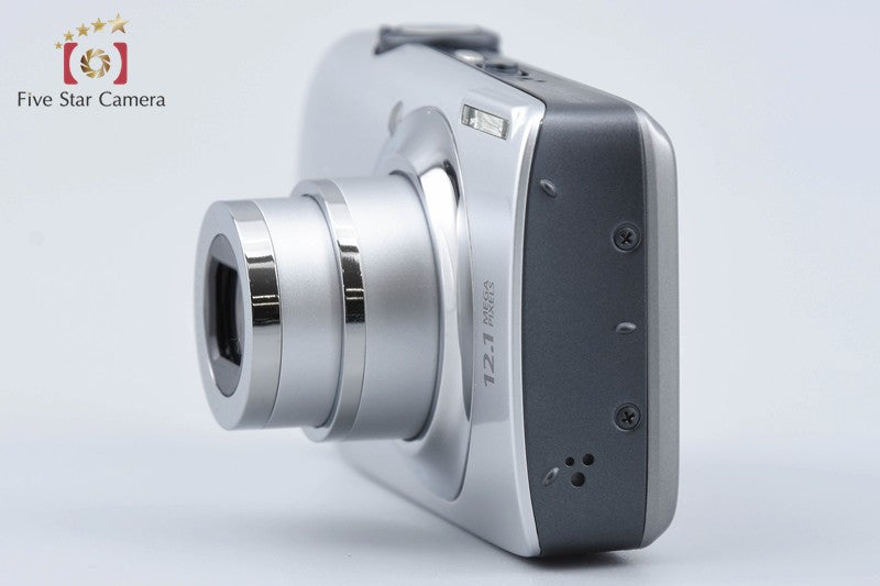 Canon IXY Digital 510 IS Silver 12.1 MP Digital Camera w/ Box