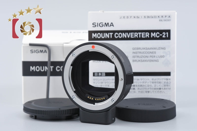 Sigma Mount Converter MC-21 for Canon EF-Mount Lens to Leica L Mount w/ Box