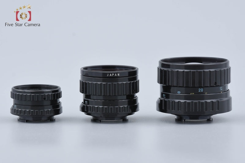 Pentax 110 18mm f/2.8 + 24mm f/2.8 + 50mm f/2.8