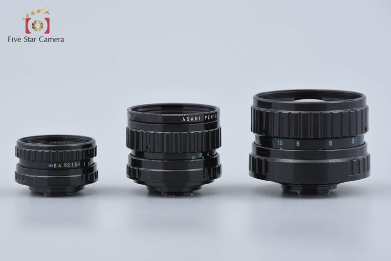 Pentax 110 18mm f/2.8 + 24mm f/2.8 + 50mm f/2.8