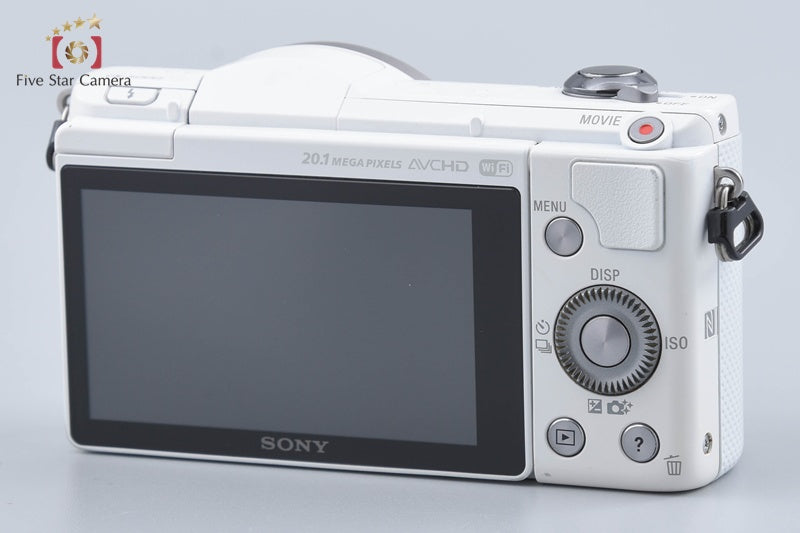Sony α5000 ILCE-5000 White 20.1 MP Digital Mirrorless Camera International Model