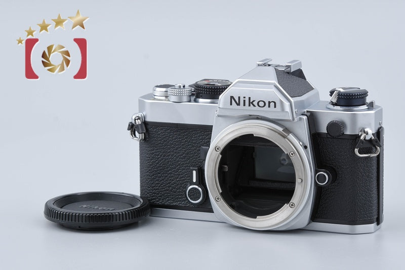Nikon FM Silver Early Model 35mm SLR Film Camera Body