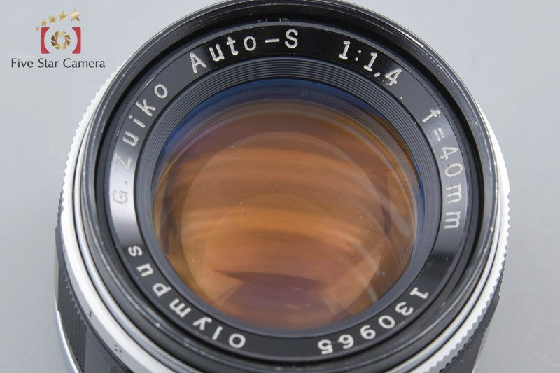 Olympus G.ZUIKO AUTO-S 40mm f/1.4 for PEN FT / FV / F