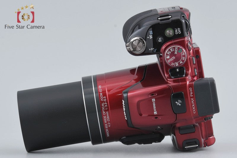 Nikon COOLPIX P610 Red 16.0 MP Digital Camera