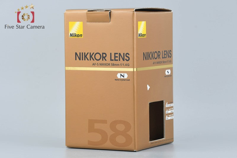 Nikon AF-S NIKKOR 58mm f/1.4 G w/ Box