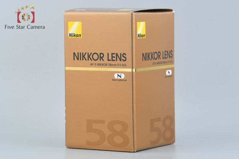 Nikon AF-S NIKKOR 58mm f/1.4 G w/ Box