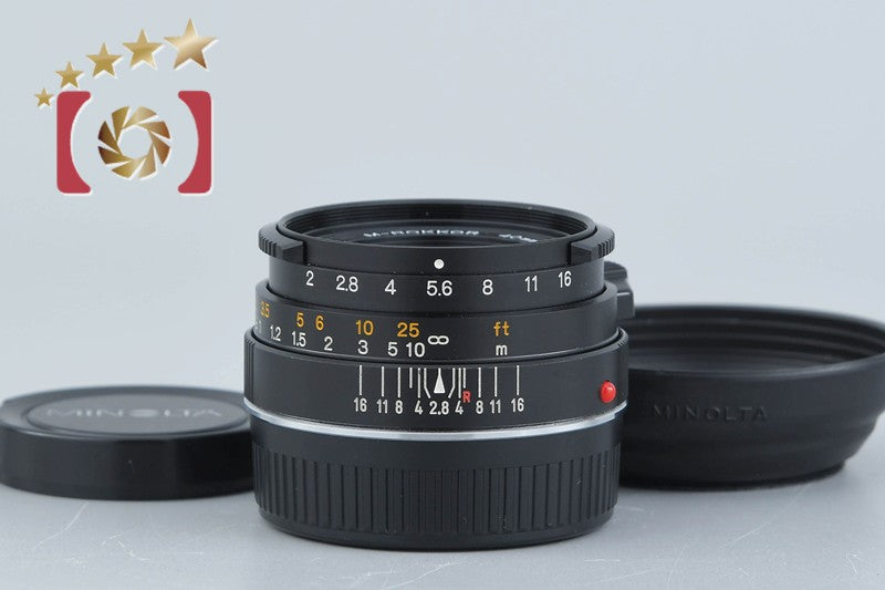 MINOLTA M-ROKKOR 40mm f/2 Leica M Mount Lens
