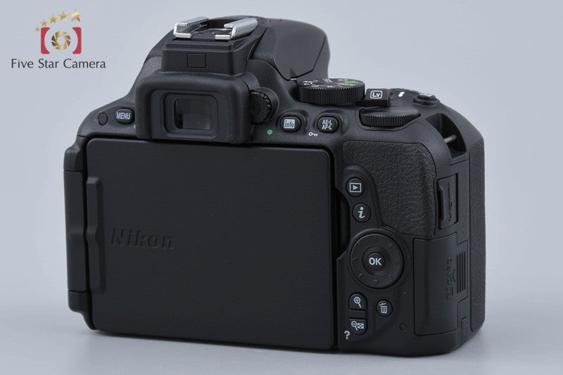 "Shutter count 1,137" Nikon D5500 Black 24.2 MP Digital SLR Camera Body