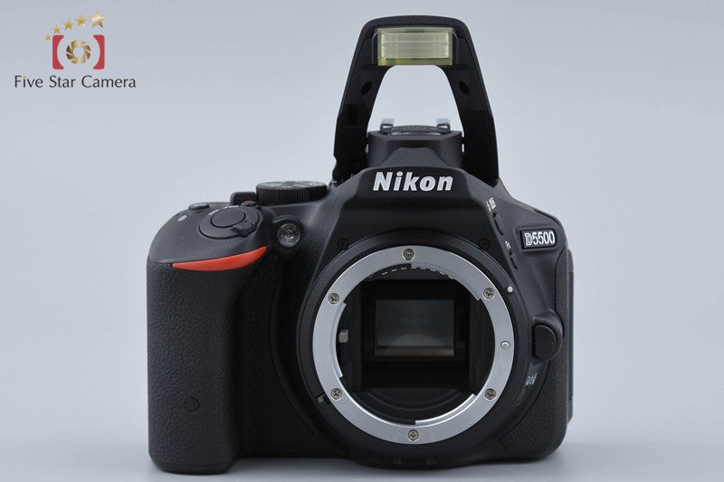 "Shutter count 1,137" Nikon D5500 Black 24.2 MP Digital SLR Camera Body