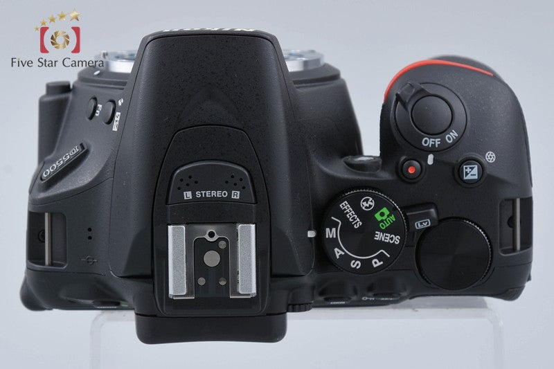 "Shutter count 1,137" Nikon D5500 Black 24.2 MP Digital SLR Camera Body