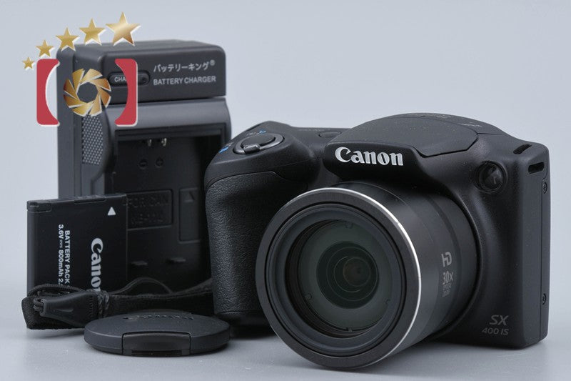 Canon PowerShot SX400 IS Black 16.0 MP Digital Camera