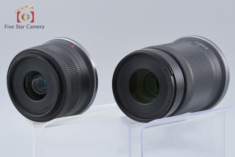 "Count 1,000" Canon EOS R100 24.1 MP Mirrorless Camera 18-45 55-210 Lenses