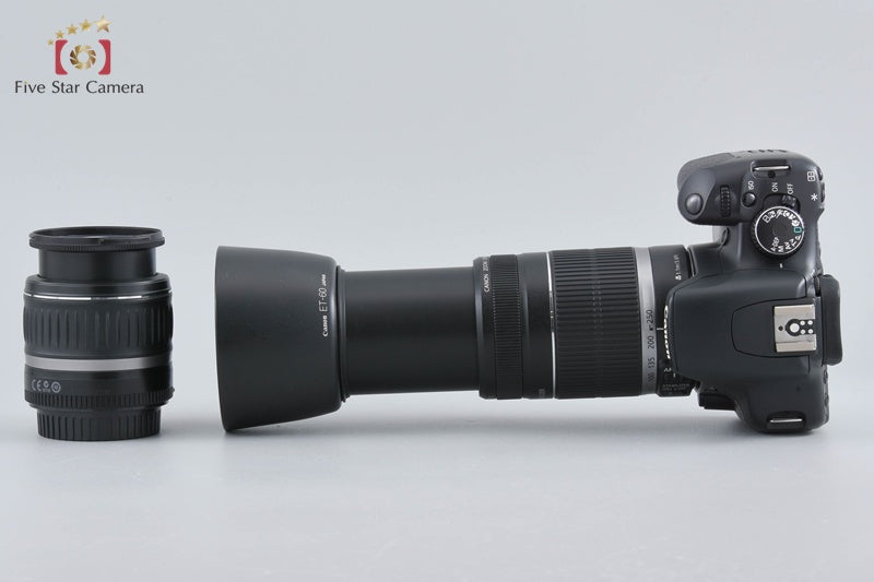 Canon EOS Kiss X2 / Rebel XSi / 450D 12.2 MP DSLR 18-55 55-250 Lenses