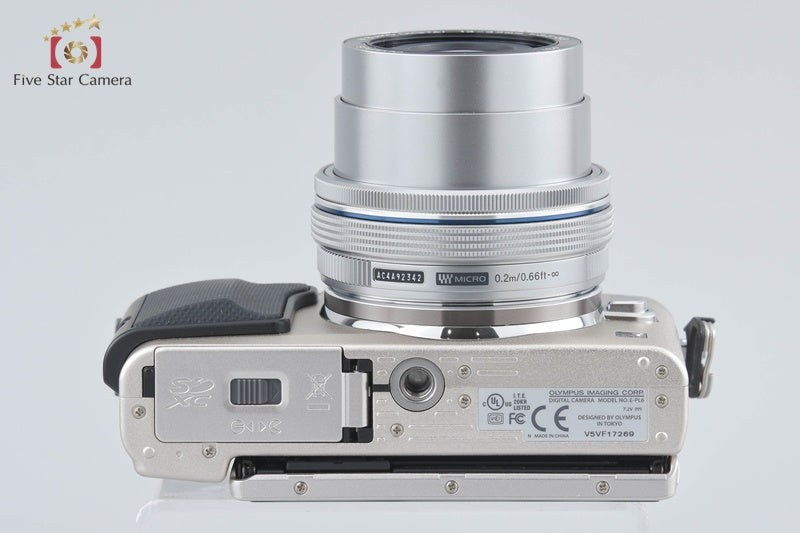 "Count 803" Olympus PEN Lite E-PL6 Silver 16.1 MP 14-42 EZ Lens