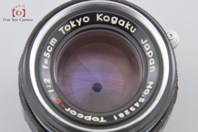 Tokyo Kogaku Topcon Topcor-S 50mm f/2 L39 LTM Leica Thread Mount
