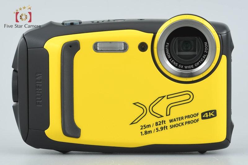Fujifilm FINEPIX XP140 Yellow 16.4 MP Digital Camera w/ Box