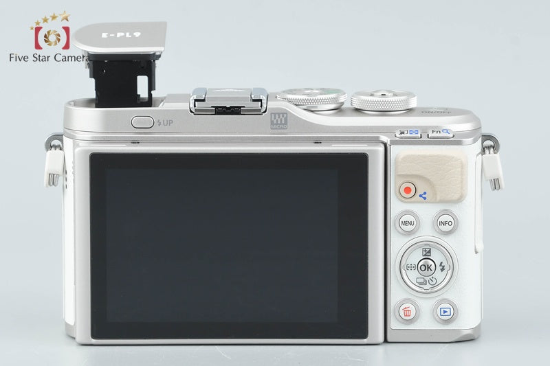 "Shutter count 645" Olympus E-PL9 White 16.1 MP Mirrorless Camera 14-42 Lens