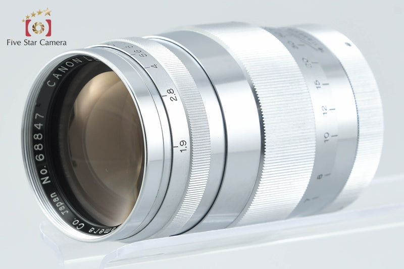 Canon 85mm f/1.9 L39 LTM Leica Thread Mount Lens