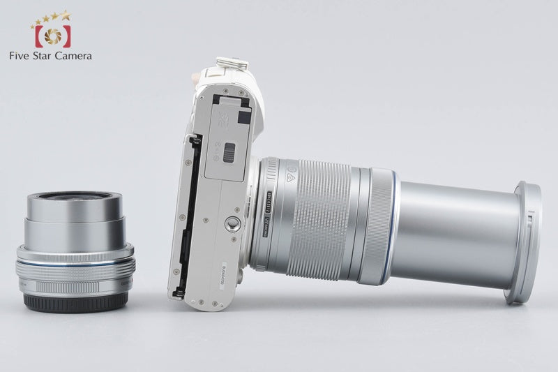 "Count 2,551" Olympus PEN Lite E-PL9 White16.1 MP 14-42 40-150 Lenses