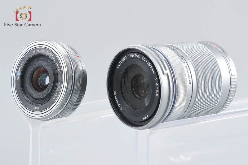 "Count 2,551" Olympus PEN Lite E-PL9 White16.1 MP 14-42 40-150 Lenses