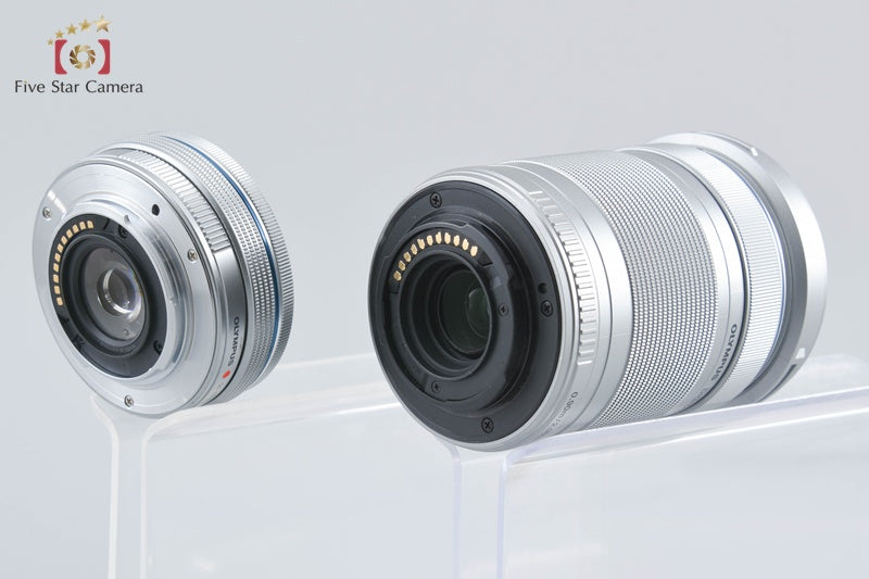 "Count 2,551" Olympus PEN Lite E-PL9 White16.1 MP 14-42 40-150 Lenses