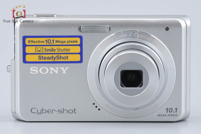 SONY Cyber-shot DSC-W180 Silver 20.1MP Digital Camera International Model w/ Box