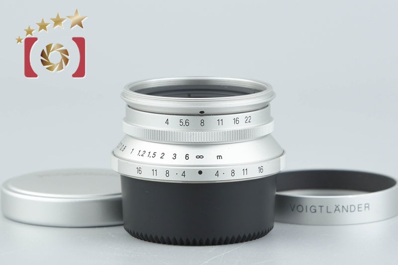 Voigtlander SNAPSHOT-SKOPAR 25mm f/4 MC Silver L39 LTM Leica Thread Mount