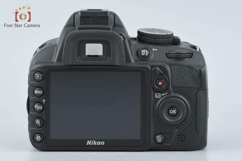 "Shutter count 4,716" Nikon D3100 14.2 MP Digital SLR Camera 18-55 55-300 Lenses