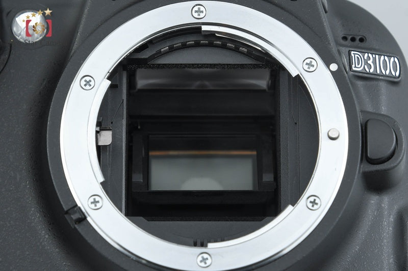 "Shutter count 4,716" Nikon D3100 14.2 MP Digital SLR Camera 18-55 55-300 Lenses