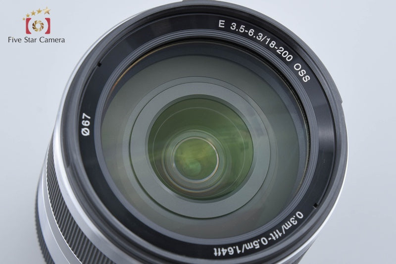SONY E 18-200mm f/3.5-6.3 OSS SEL18200 Silver