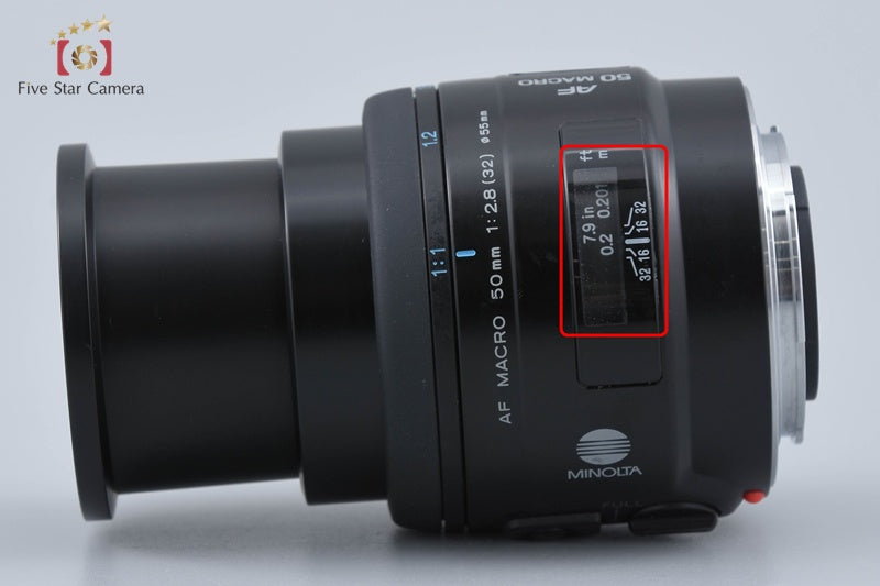 Minolta AF MACRO 50mm f/2.8 New for Sony / Minolta A Mount Lens