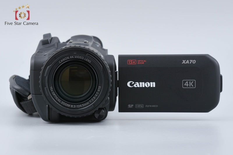 Canon XA70 Professional UHD 4K Camcorder