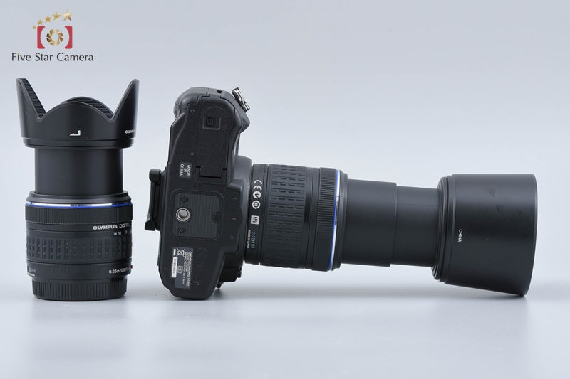 "Count 3,309" Olympus E-420 10.0 MP Digital SLR Camera 14-42 40-150 Lenses