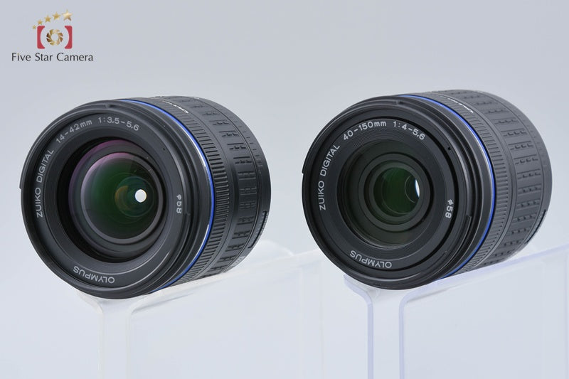 "Count 3,309" Olympus E-420 10.0 MP Digital SLR Camera 14-42 40-150 Lenses