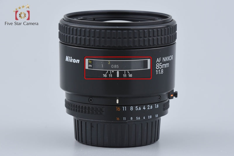 Nikon AF NIKKOR 85mm f/1.8