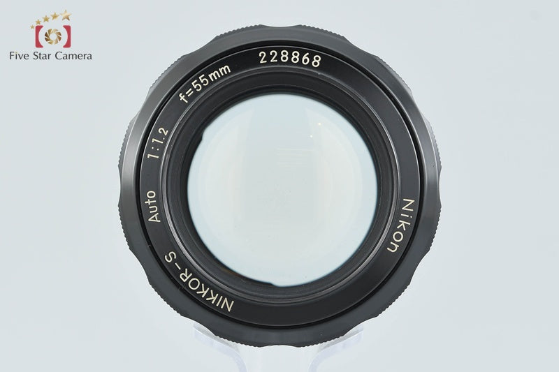 Nikon NIKKOR-S Auto 55mm f/1.2 Non Ai Lens