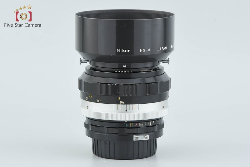 Nikon NIKKOR-S Auto 55mm f/1.2 Non Ai Lens