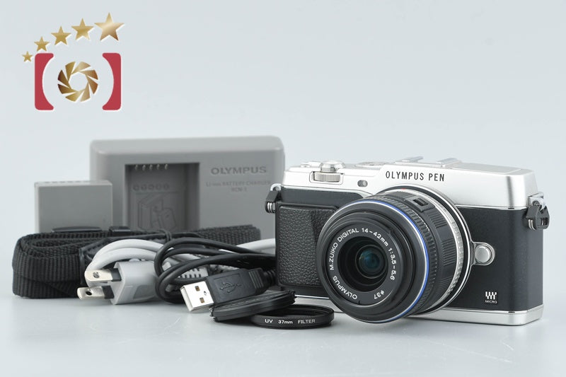 Olympus PEN E-P5 Silver 16.1 MP Mirrorless Camera 14-42 Lens